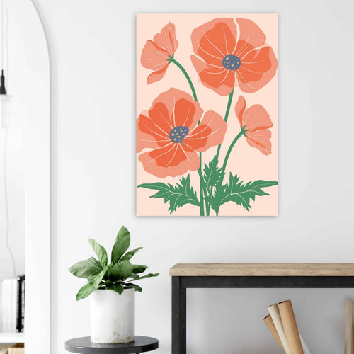 Artfulprints  Boho – Field flowers   poster 30x40 cm - vtwonen shop