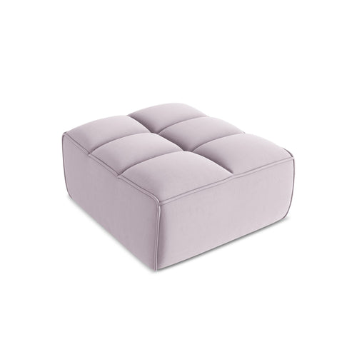 LaMiaSofa Poef Belluno - velours - lavendel - 80x93x43