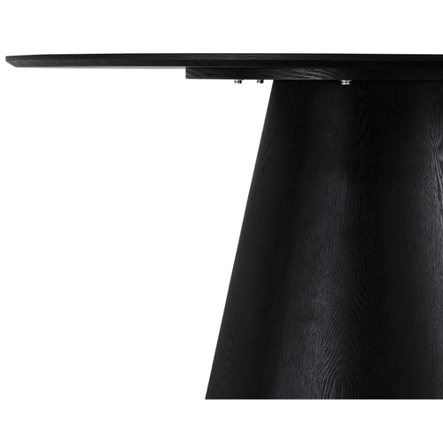 Furnhouse eettafel Tango - Zwart - Ø 120 cm