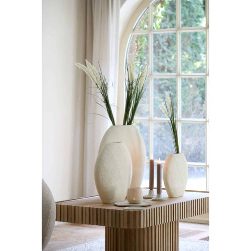 Light & Living vaas Renda - wit - 29.5x10x30cm - vtwonen shop