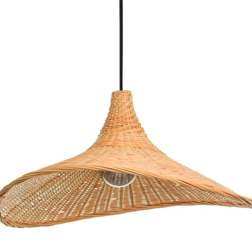 EGLO hanglamp Haxey - e27 - ø 50 cm - zwart/hout - vtwonen shop