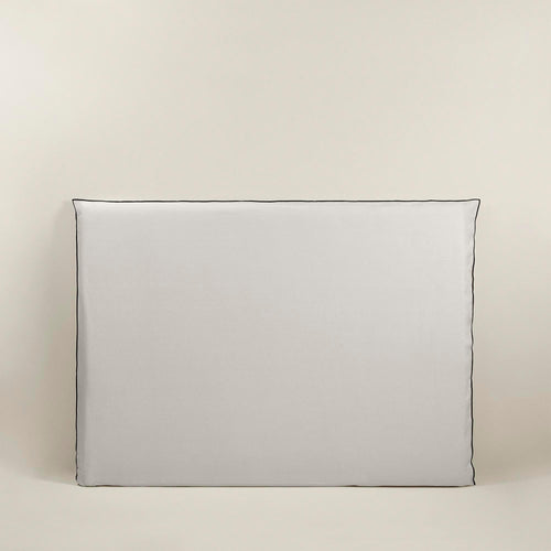 Madura Hoes voor hoofdbord Carlina kalksteen en zwarte hommel 150x134 cm