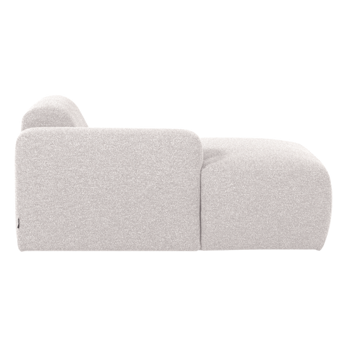 WOOOD chaise longue bank links Mojo Base - Bouclé - Ecru - 74x112x162