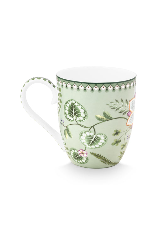 Pip Studio - XL Mokken - Lily & Lotus - Lichtgroen - Set van 6