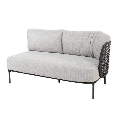 4 Seasons Outdoor loungeset Fabrice - Yoga - antraciet tafel 120x75 cm