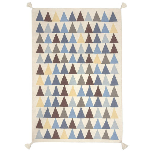 AFK Living vloerkleed Triangles - voor kinderen - Wol - 110 x 160 cm - vtwonen shop