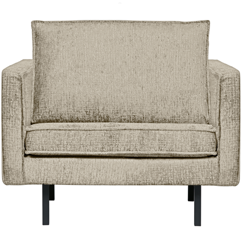 BePureHome fauteuil Rodeo - Structure Velvet - Wheatfield - 85x105x86 - vtwonen shop