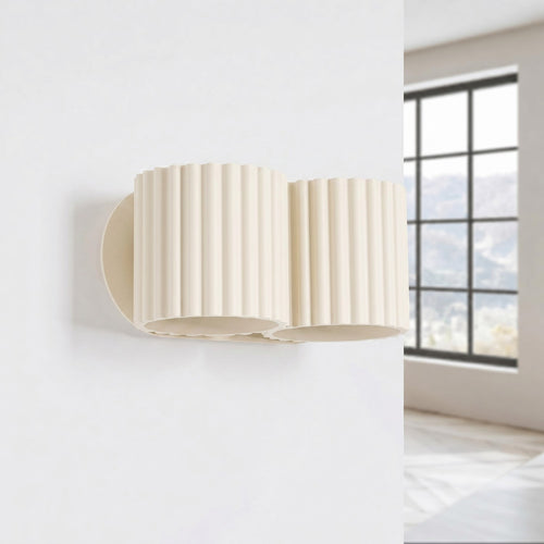 Sollux Lighting Wandlamp AURA 2 beige G9 - 21x12x10cm