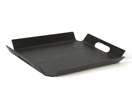 Bredemeijer - Dienblad Madera rechthoekig XL zwart - vtwonen shop