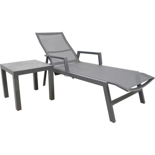 Lesli Living tuintafel Down - grijs - 50x50x46m