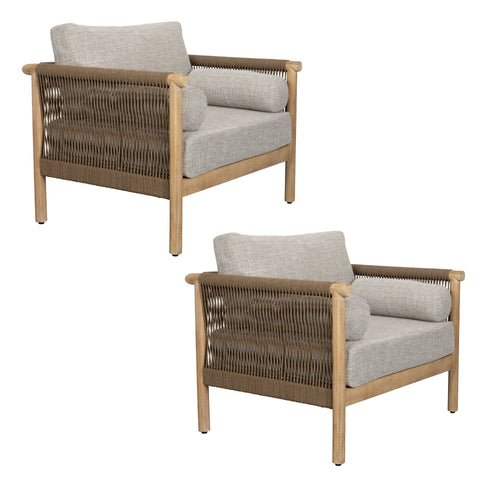 Dutchbone Oasis Outdoor Lounge Stoel - Set van 2