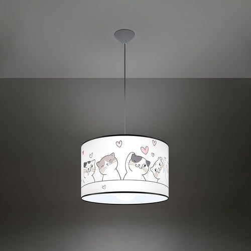 Sollux Lighting Hanglamp CAT 40 - 40x40x95cm