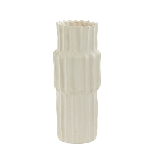 Light & Living pot Longa - wit - 14.5x14.5x36 cm