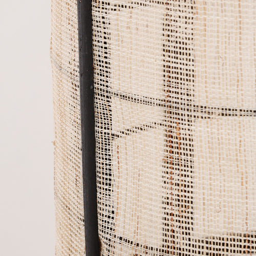 Mica Decorations Pella Hanglamp - H46 x Ø29 cm - Linnen - Off-white - vtwonen shop