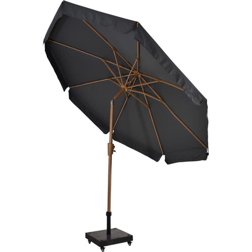 Lesli Living push-up parasol Libra - grijs - Ø300cm