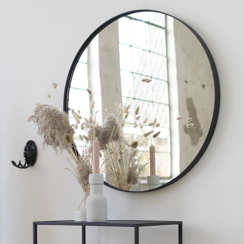 Spinder Design spiegel Donna 5 - Zwart - Ø 90 - vtwonen shop