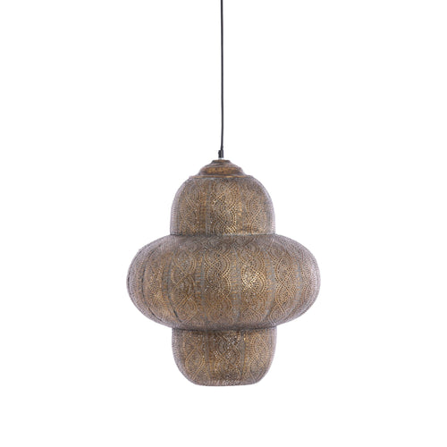 Light & Living hanglamp Ryota - bruin - Ø42cm