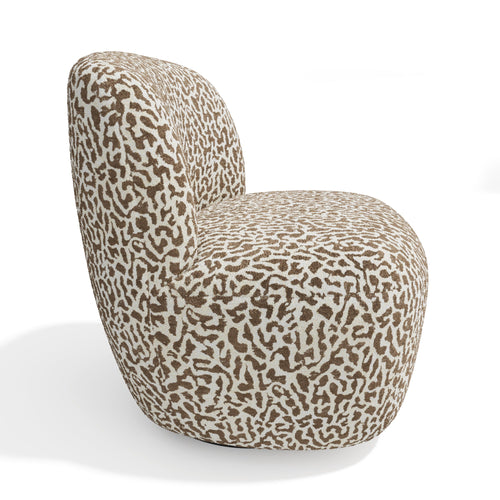 Premium Interiors - Draaistoel COMI - stof met patroon  mol 65cm