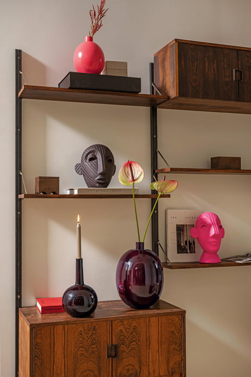 vtwonen Vaas - Metaal - Roze - 17x22cm - vtwonen shop