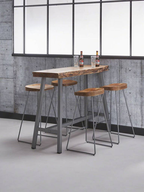 Duverger® barstoel Barstoelen - acaciahout - set van 4 - vtwonen shop