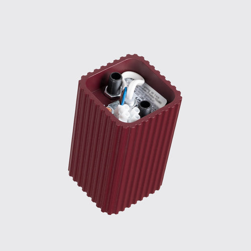 Sollux Lighting Plafondlamp RAYO 10 bordeaux - 6x6x10cm