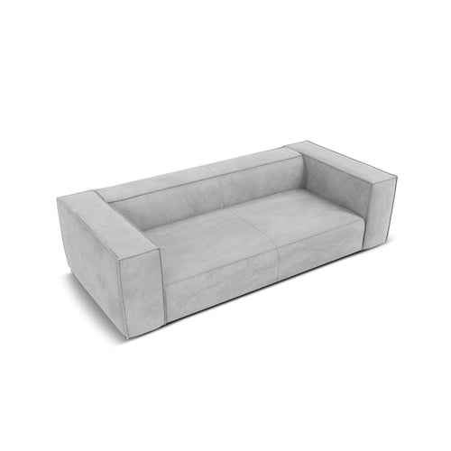 Cosmopolitan Design - Bank Turin 3-zits, structurele stof geld - 100x227x68cm