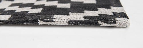 Belavita vloerkleed 8743 Charcoal - Zwart - 200 x 280 cm