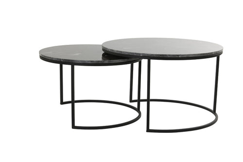 Light & Living tafel  - bruin - 75x75x45.5 cm