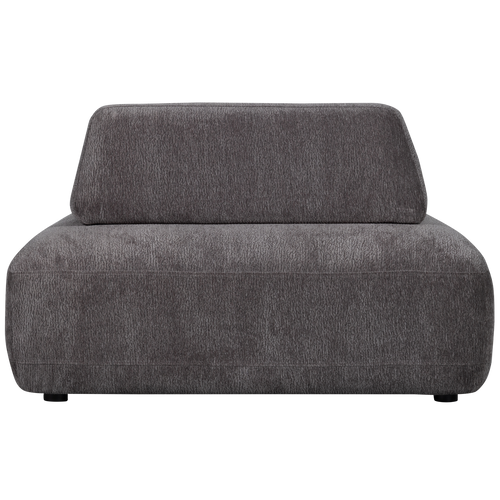 WOOOD fauteuil Sterck - Polyester - Charcoal - 118x102x41 - vtwonen shop