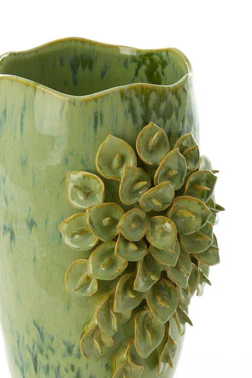 Light & Living vaas AMIATA - 23x19x35.5cm - groen - vtwonen shop