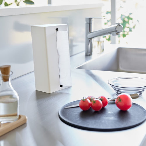 Yamazaki Vertical Tissuebox - Tower - Wit - vtwonen shop