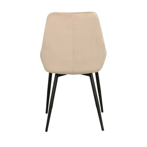 Rowico Home Sierra Velvet Eetkamerstoel Beige - vtwonen shop