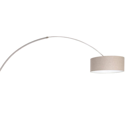 Steinhauer vloerlamp Sparkled - 1 lichts - 190x 230 cm - mat chroom grijs