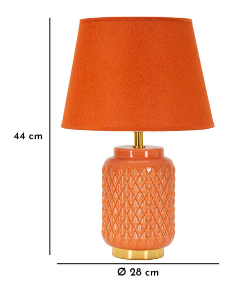 Mauro Ferretti Tafellamp - ø28x44 cm - Oranje