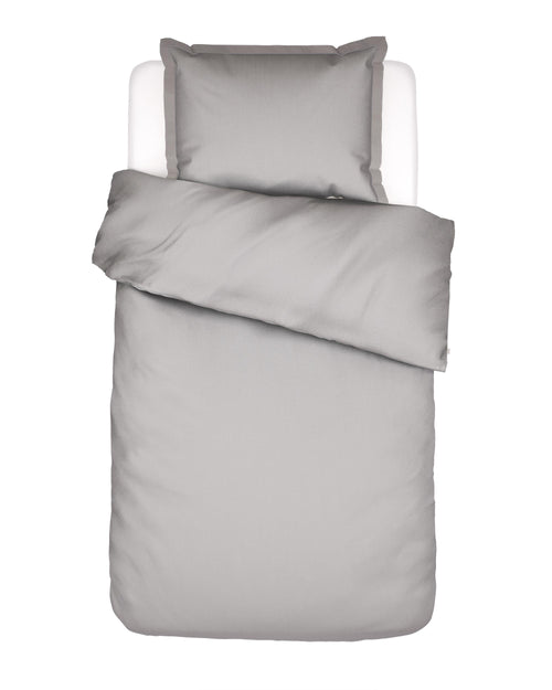 Essenza Aziza dekbedovertrek - Eenpersoons – 140x200/220 cm - Cloud grey