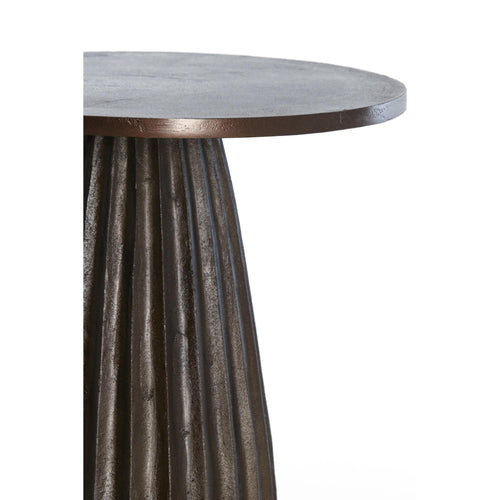 Light & Living bijzettafel Veglia - bruin - Ø45cm - vtwonen shop