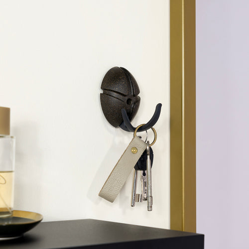 Spinder Design kapstok Bio Tick - Bio / Zwart - 3 haken
