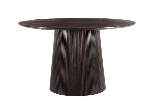 Livingfurn eetkamertafel Salvator Walnut - 130cm - mangohout
