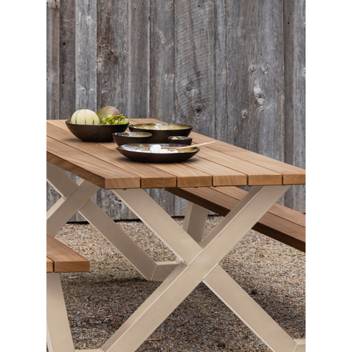 WOOOD picknicktafel Tablo - Ayous - Zand - 75x206x145 cm