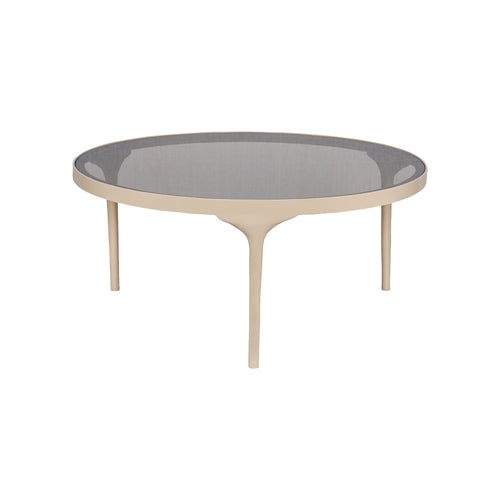 New Routz salontafel Montana large zand metaal/glas - vtwonen shop