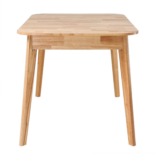 Calicosy - Uitschuifbare Eettafel SOLINE - Rubberwood - 120/160 x80x75 cm