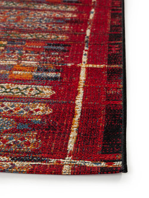 benuta binnen- en buitenloper Artis - veelkleurig/rood - 80x250 cm