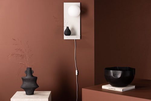 Rebellenclub Wandlamp Mio - lichtgrijs