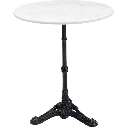 Kare Design Eettafel Bistrot rond Ø60cm wit marmer - vtwonen shop