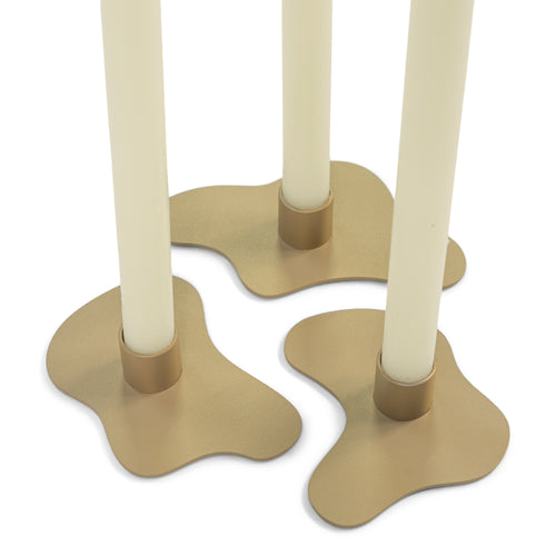 Spinder Design kandelaar Melt - Champagne - set van 3 - vtwonen shop