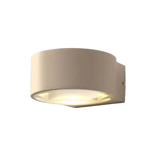 Artdelight wandlamp Hudson - 2 lichts - 12  x 6.5   cm - champagne