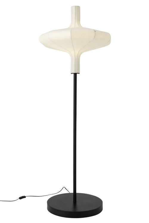 J-Line voetlamp - papier - naturel
