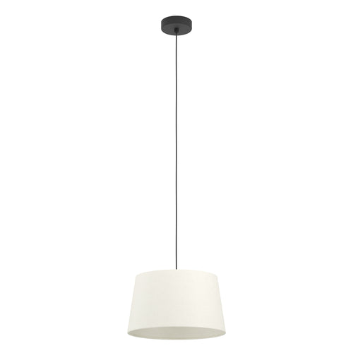 EGLO hanglamp Febres - e27 - textiel - zwart/wit - vtwonen shop