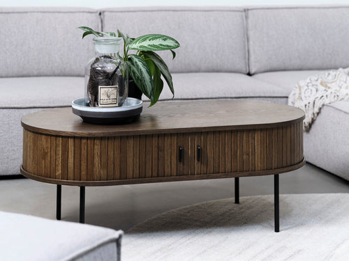 Rebellenclub Salontafel Taree - 120 x 60 cm - Smoked Eiken
