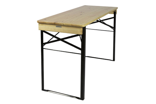 MaximaVida inklapbare picknicktafel Berlijn 120 x 50 cm 3-laags blanke lak - FSC hout - vtwonen shop